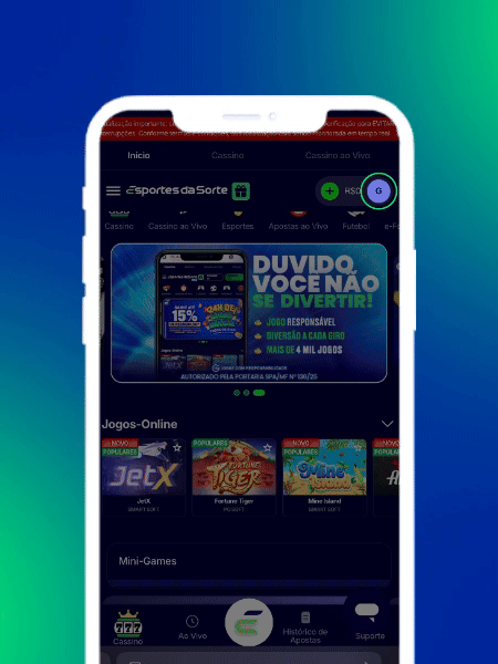 Tutorial Inicial Jogo Responsável Cassino Lottu Bet